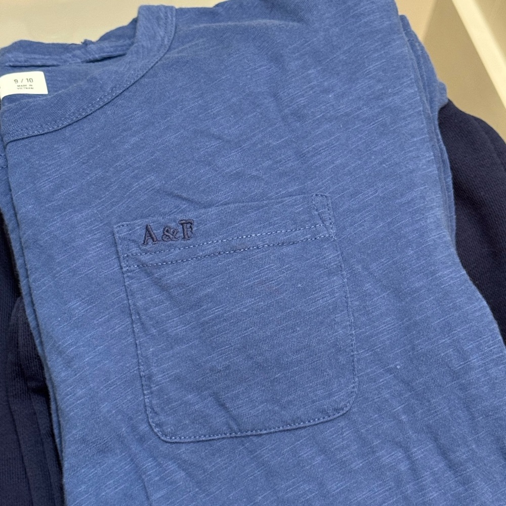 Abercrombie Kids Blue Tee with Pocket